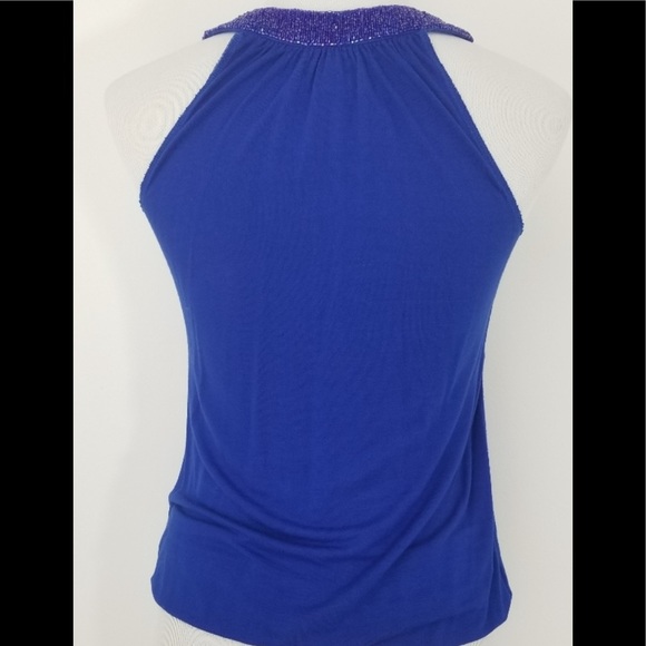 Guess halter top royal blue with beading small - Picture 4 of 5